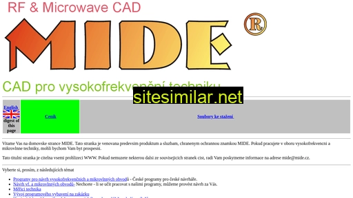mide.cz alternative sites