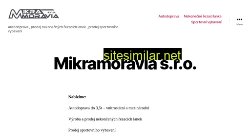 mikramoravia.cz alternative sites