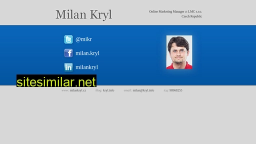 milankryl.cz alternative sites