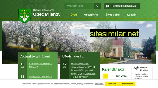 milenov.cz alternative sites