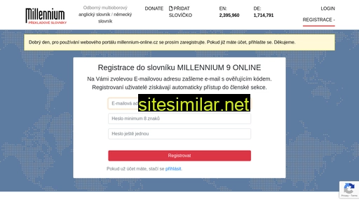millennium-online.cz alternative sites