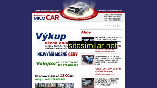 milocar.cz alternative sites