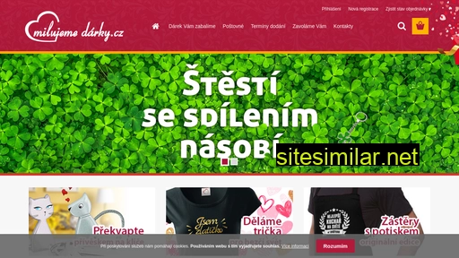 milujemedarky.cz alternative sites