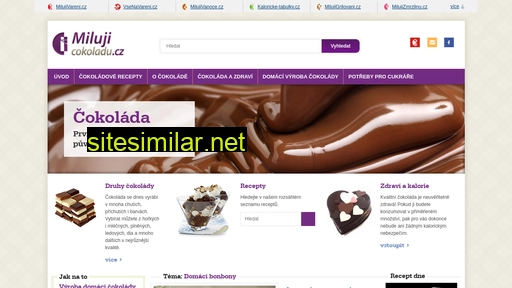 milujicokoladu.cz alternative sites