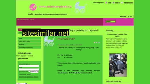 mimco-pisek.cz alternative sites