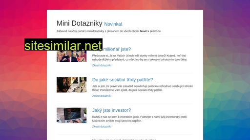 minidotaznik.cz alternative sites