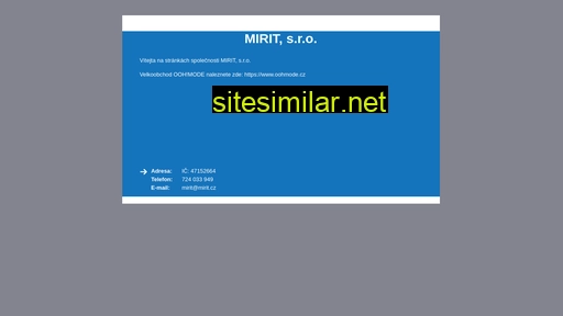 mirit.cz alternative sites