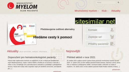 mnohocetnymyelom.cz alternative sites
