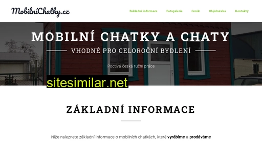 mobilnichatky.cz alternative sites