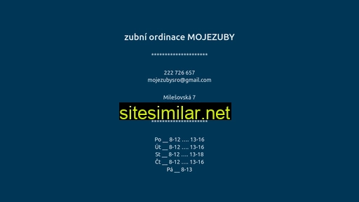mojezuby.cz alternative sites