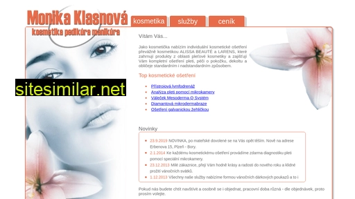 monikaklasnova.cz alternative sites