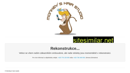 monkeys-hair-studio.cz alternative sites