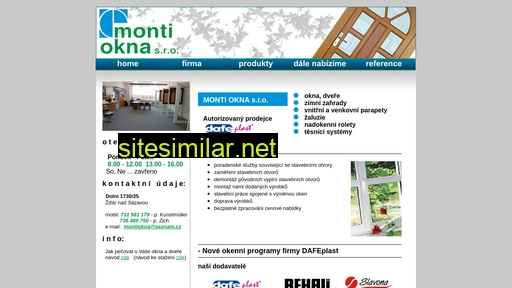 montiokna.cz alternative sites