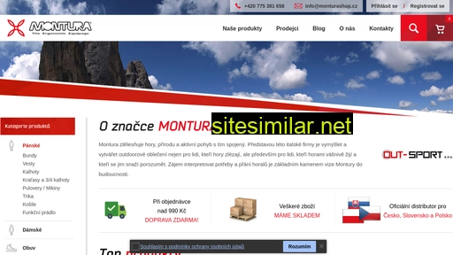 monturashop.cz alternative sites