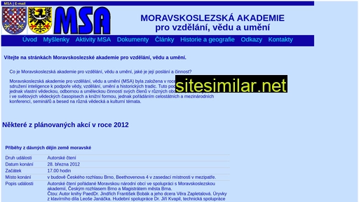 moravskoslezskaakademie.cz alternative sites
