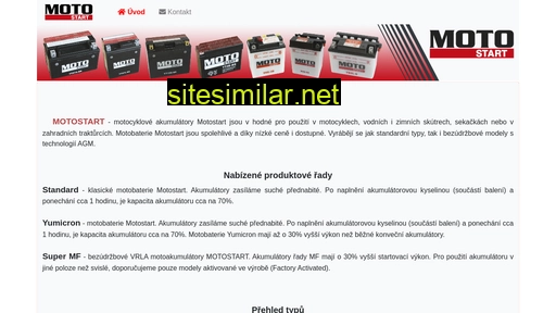 motostart.cz alternative sites