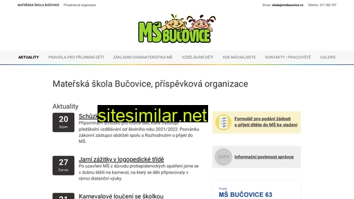 msbucovice.cz alternative sites
