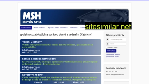 mshservis.cz alternative sites