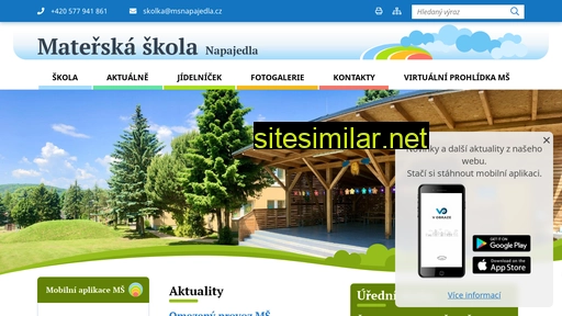 msnapajedla.cz alternative sites
