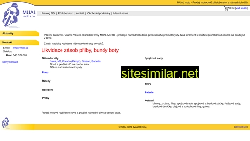 mual.cz alternative sites