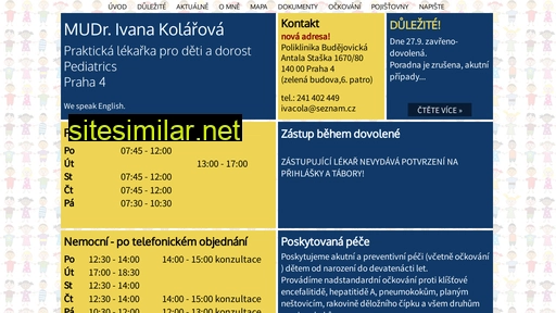 mudr-kolarova.cz alternative sites