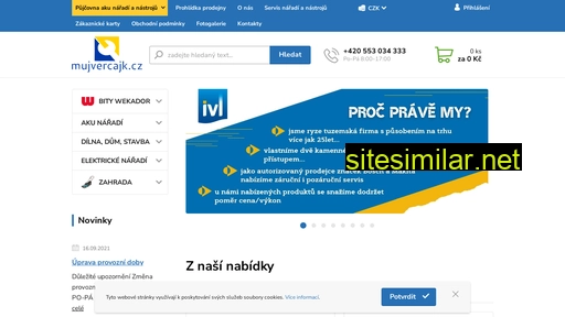 mujvercajk.cz alternative sites