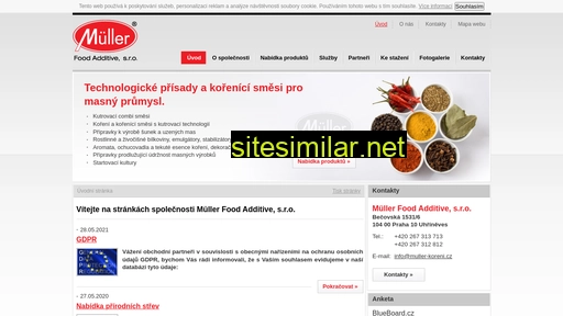 muller-food-additive.cz alternative sites