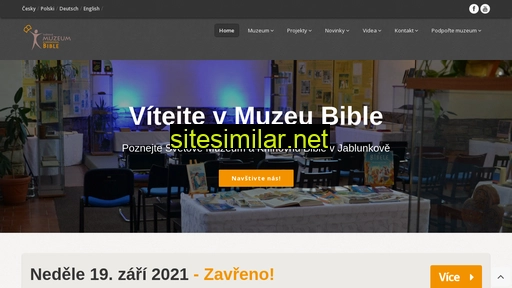 muzeumbible.cz alternative sites