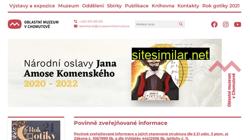 muzeumchomutov.cz alternative sites