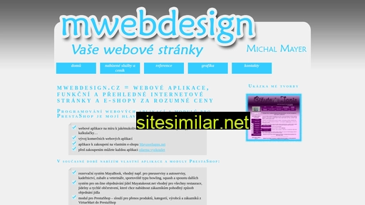 mwebdesign.cz alternative sites