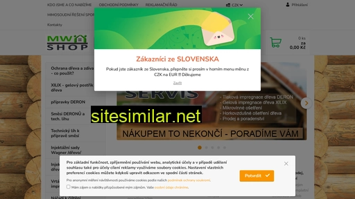 mw-shop.cz alternative sites