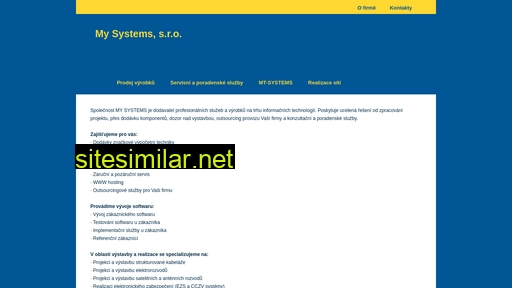 my-systems.cz alternative sites