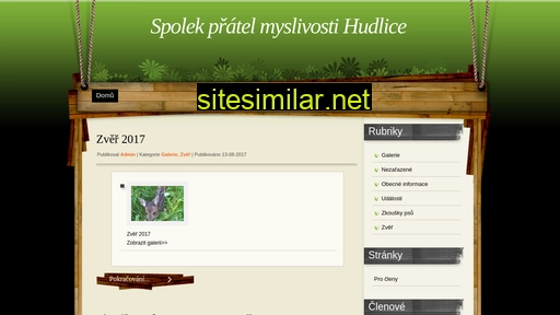 myslivost-hudlice.cz alternative sites