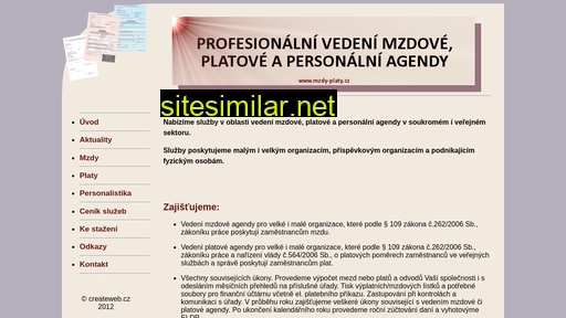 mzdy-platy.cz alternative sites