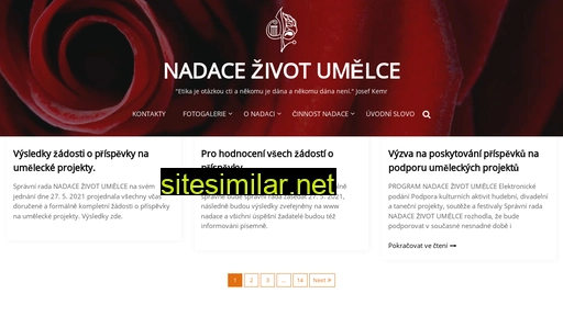 nadace-zivot-umelce.cz alternative sites