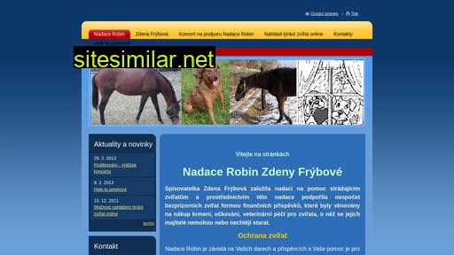 nadacerobin.cz alternative sites