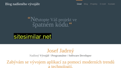 nadsenyvyvojar.cz alternative sites