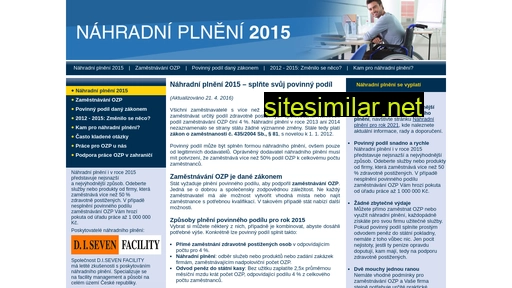 nahradni-plneni-2015.cz alternative sites