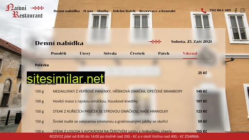 naivnirestaurant.cz alternative sites