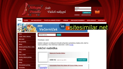 nakupnidivadlo.cz alternative sites