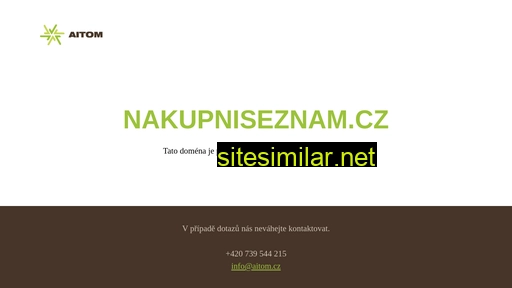 nakupniseznam.cz alternative sites