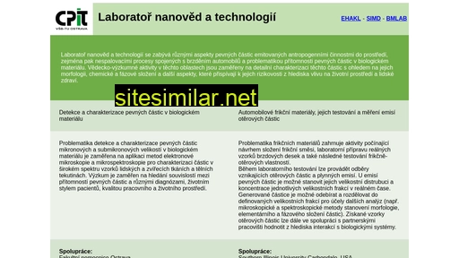 nanoscitech.cz alternative sites