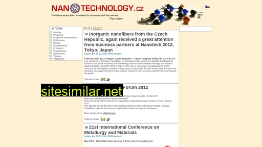 nanotechnology.cz alternative sites