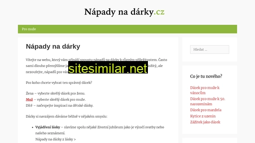 napadynadarky.cz alternative sites