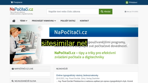 napocitaci.cz alternative sites
