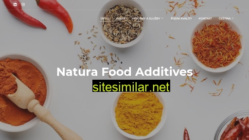 naturafoodadditives.cz alternative sites