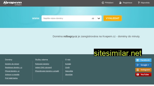 ndbagry.cz alternative sites