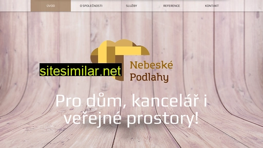nebeskepodlahy.cz alternative sites