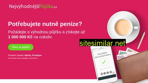nejvyhodnejsipujcka.cz alternative sites