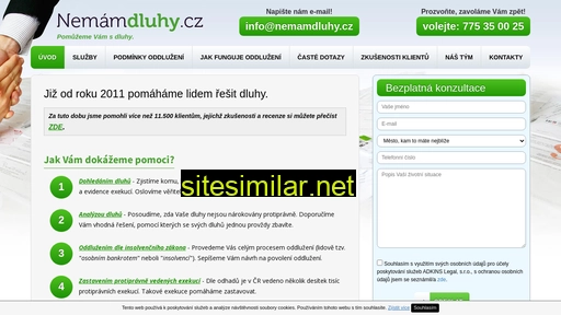 nemamdluhy.cz alternative sites